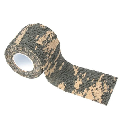 4.5M*5CM Army Military Camo Rifle Shooting Hunting Waterproof Stealth Tape Camouflage Stickiness Tape Anti-Slip Camo Wrap Tape