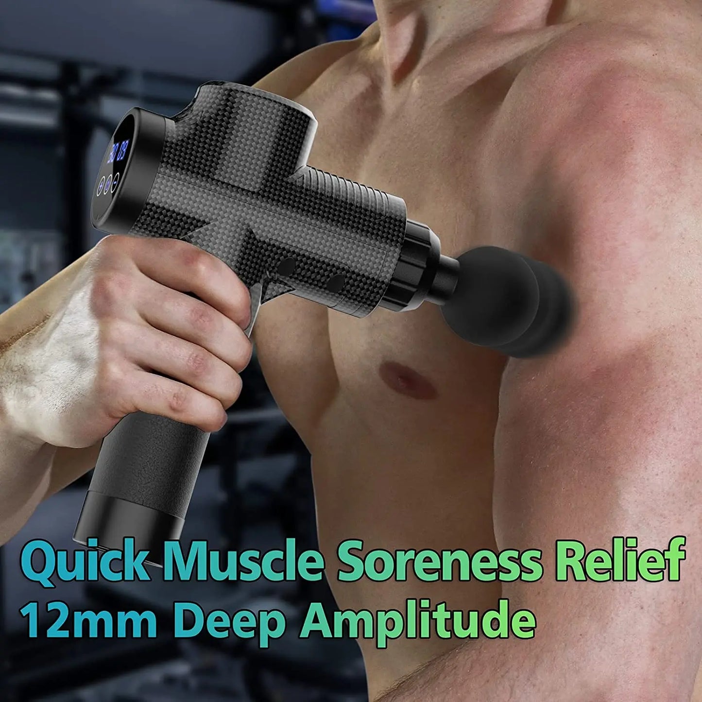 Deep Tissue Massage Gun Portable Facial Muscle Massager Massage Pistool For Back Neck Body Muscle Pain Relieve