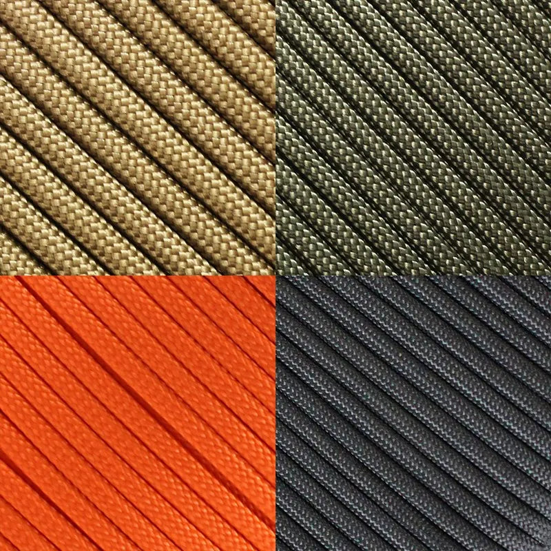 7 Cores 550 Paracord Cord 5 15 30 M Dia.4mm For Outdoor Camping Survival Lanyard Parachute Rope Hiking Tent Accessories