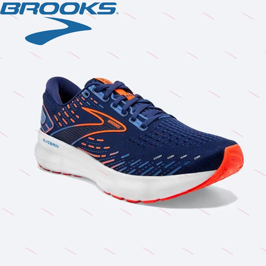 BROOKS Sneakers Men Glycerin 20 Running Shoes Non-slip Cushioning Professional Outdoor Leisure Sports Shoes Men Tennis Sneakers